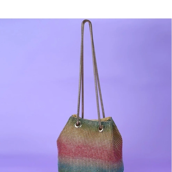 Multicolor Rhinestone Bucket Bag - Picture 3 of 5